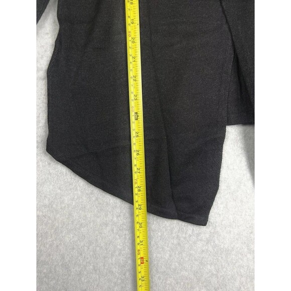 Zuda Sweater Womens Medium Black Ecovero Crossback Loungewear Minimalist - Picture 8 of 13